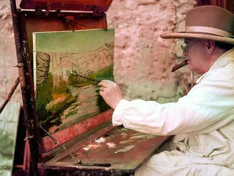 La faceta de Winston Churchill como pintor, se exhibe en Londres