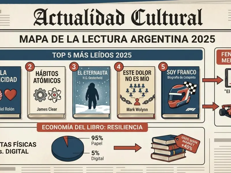 Más que letras: El mapa de la lectura argentina en 2025