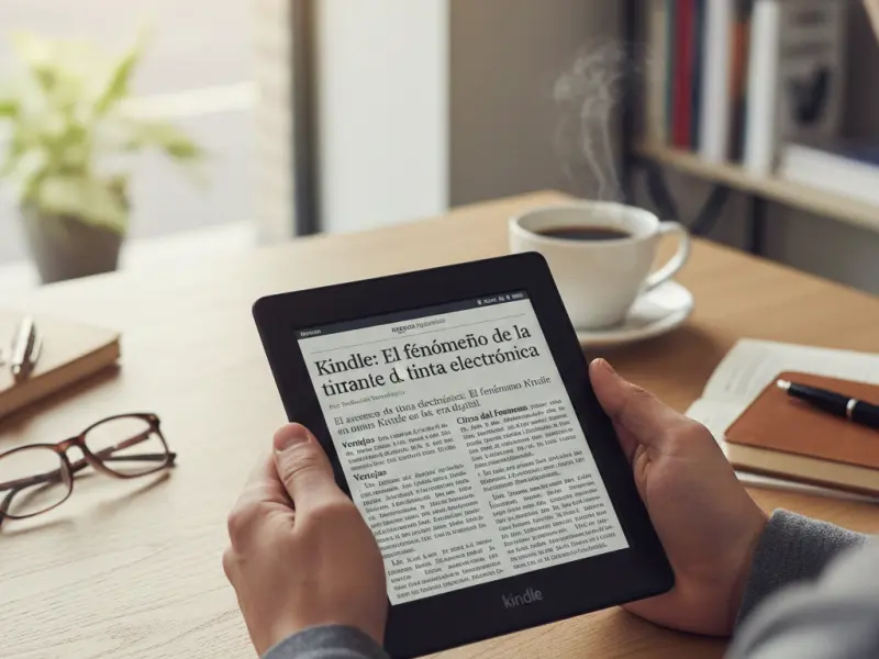 El ascenso de la tinta electrónica: El fenómeno Kindle en la era digital